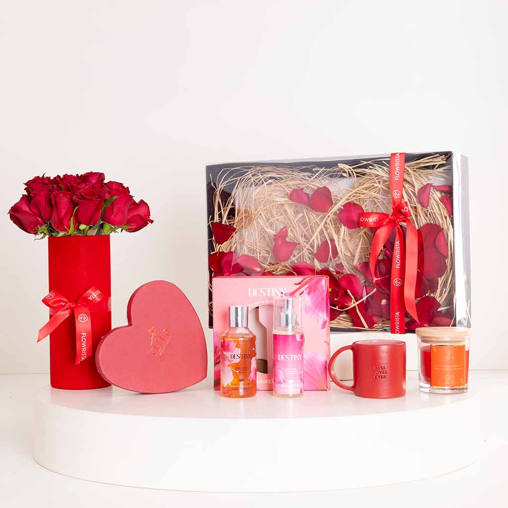 Flowrista Online Flowers Shop Valentine Destiny Box