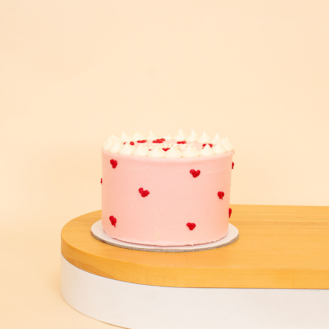 product-image-Ninos Heart-Dotted Birthday Cake