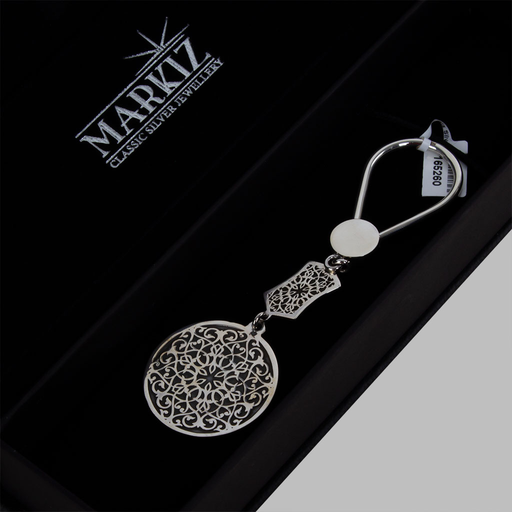 product-image-Markiz Silver Keychain – Lion Head Medallion