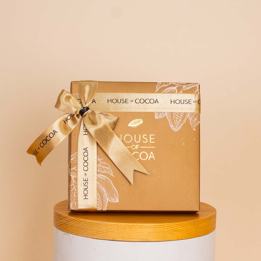 product-image-Alamki Bella Yellow Bag & White Roses Vase & House of Cocoa Chocolate Box