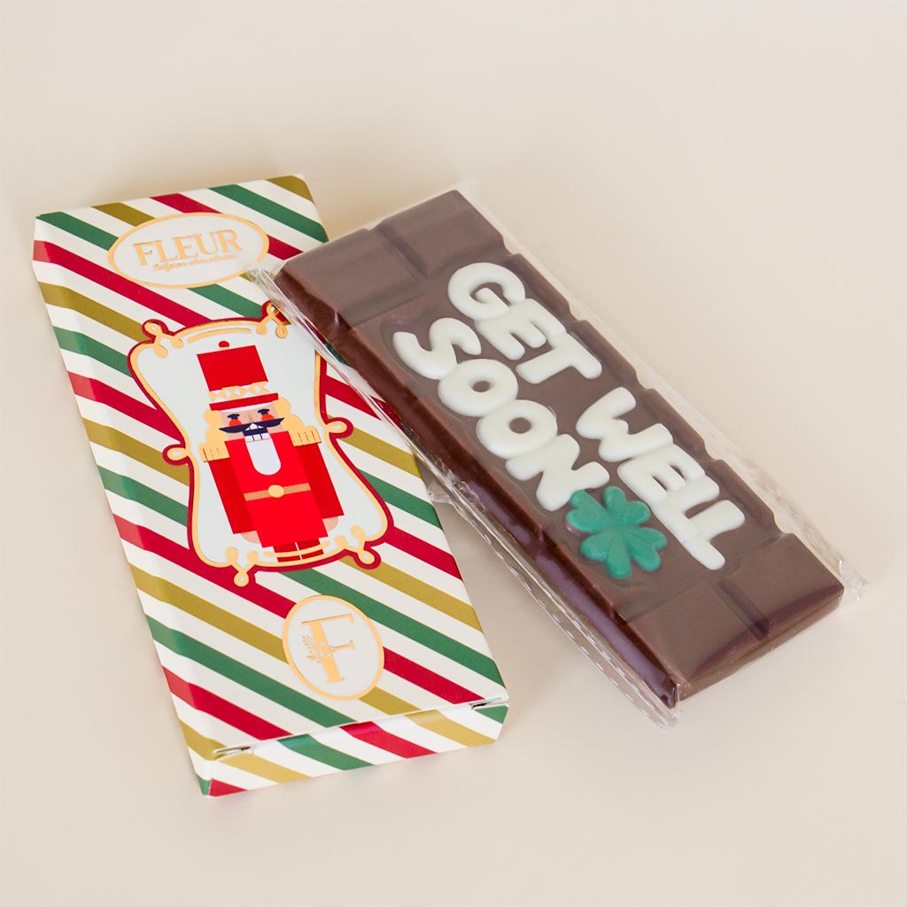 Flowrista Online Flowers Shop Fleur Chocolate Bar 45 gm - Get Well Soon