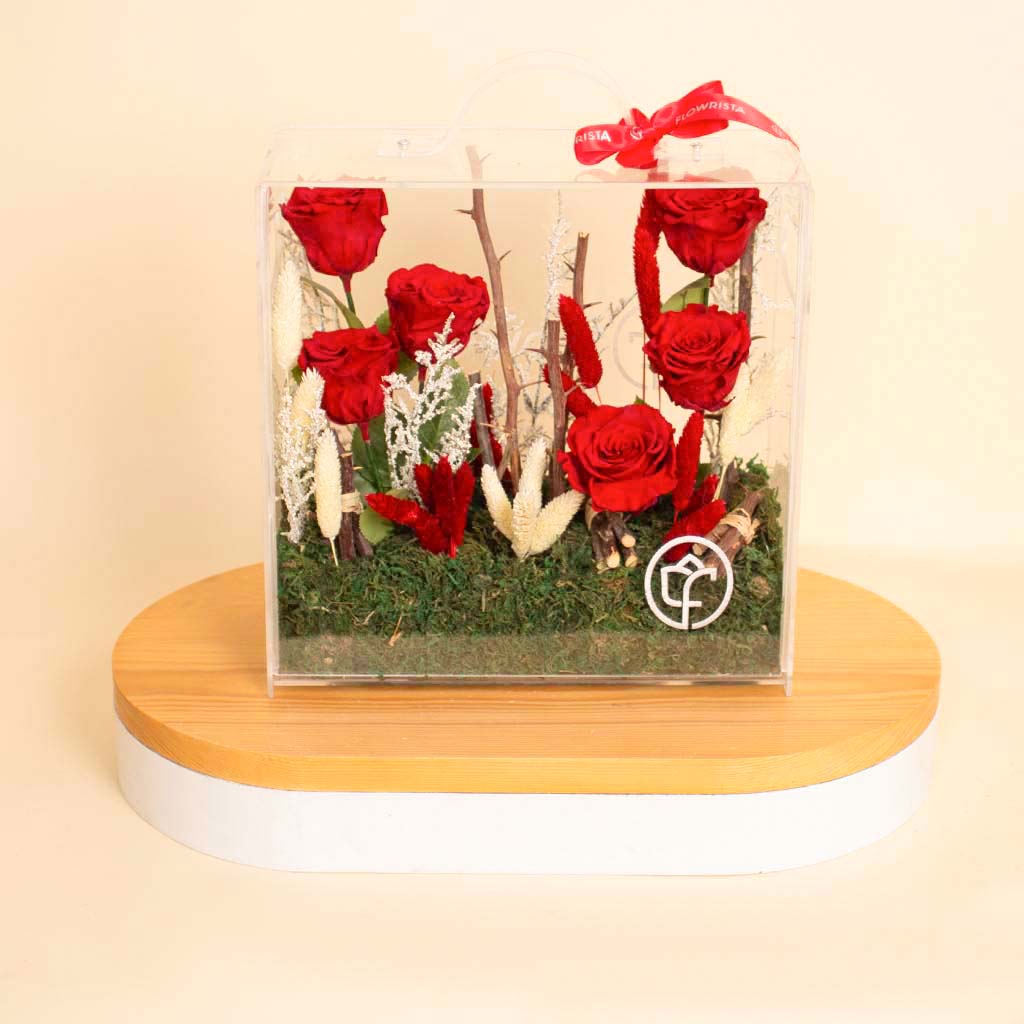 product-image-Red Eternity Roses  Box - 6 Roses