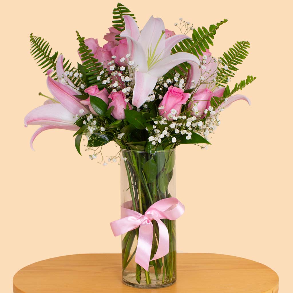 product-image-Shanshal Luxury Chocolates & Lily Roses Vase