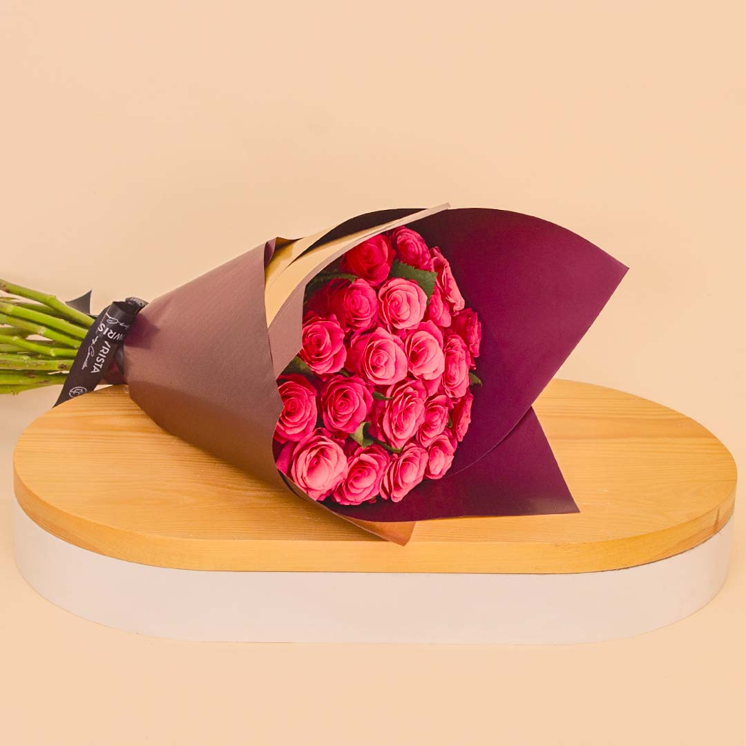 product-image-فلوريستا | باقة من ٢٠ وردة فوشيا