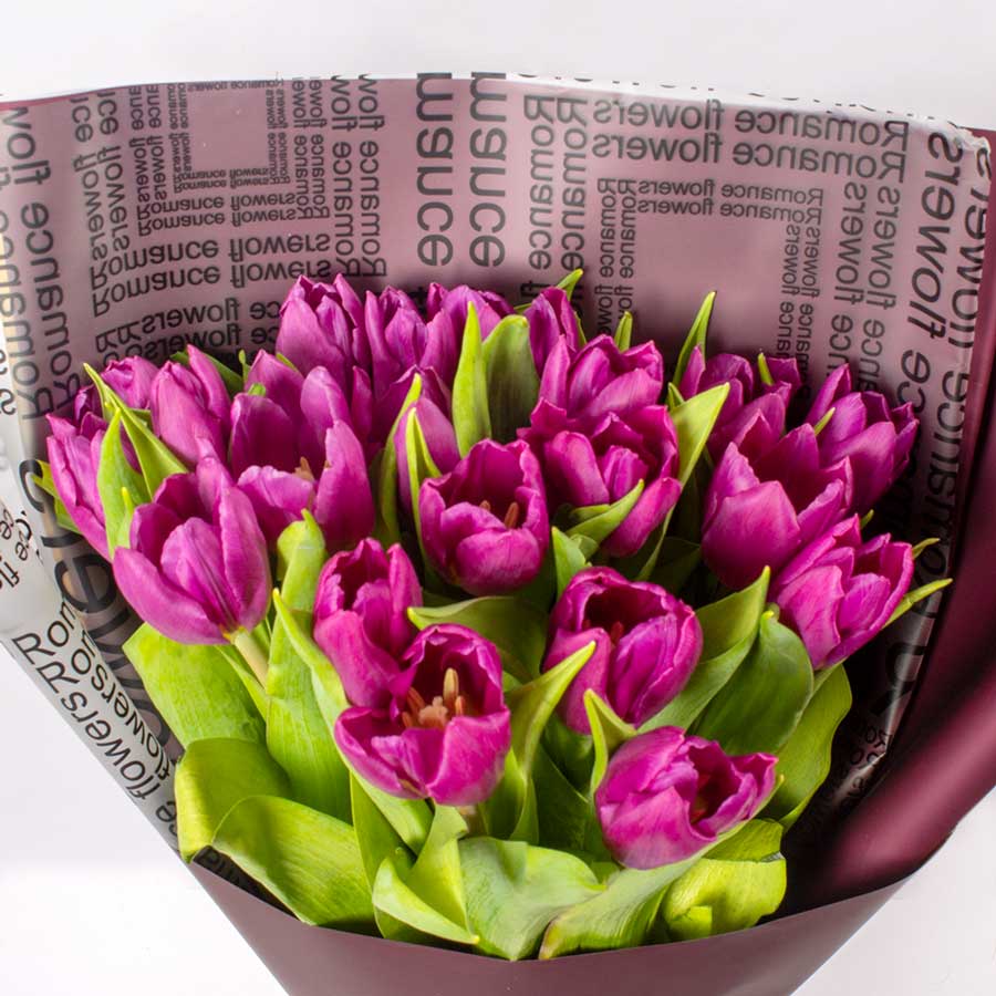 product-image-Purple Tulip Hand Bouquet