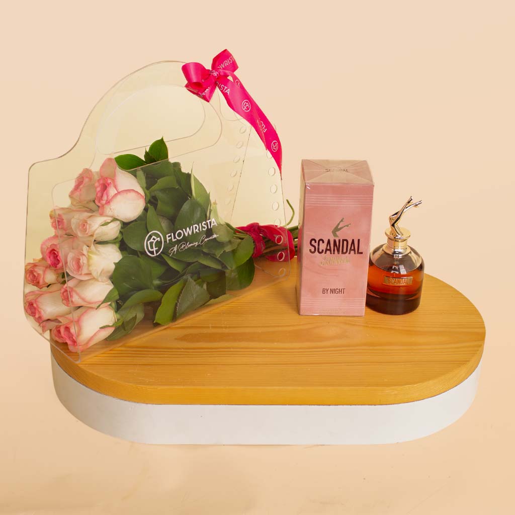 product-image-Scandal Perfume by night | Pink Roses Bag