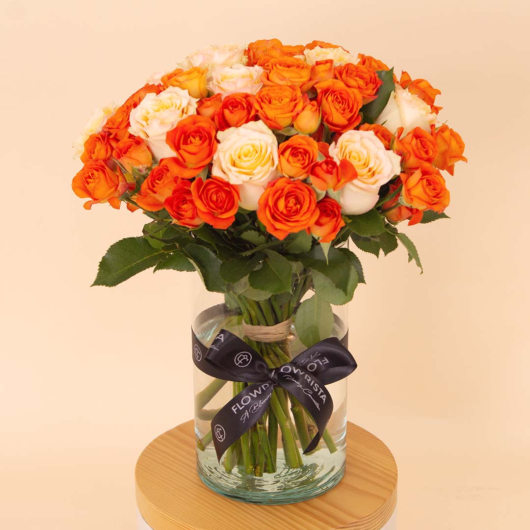product-image-Flowrista | Bouquet of Simon & Orange Roses