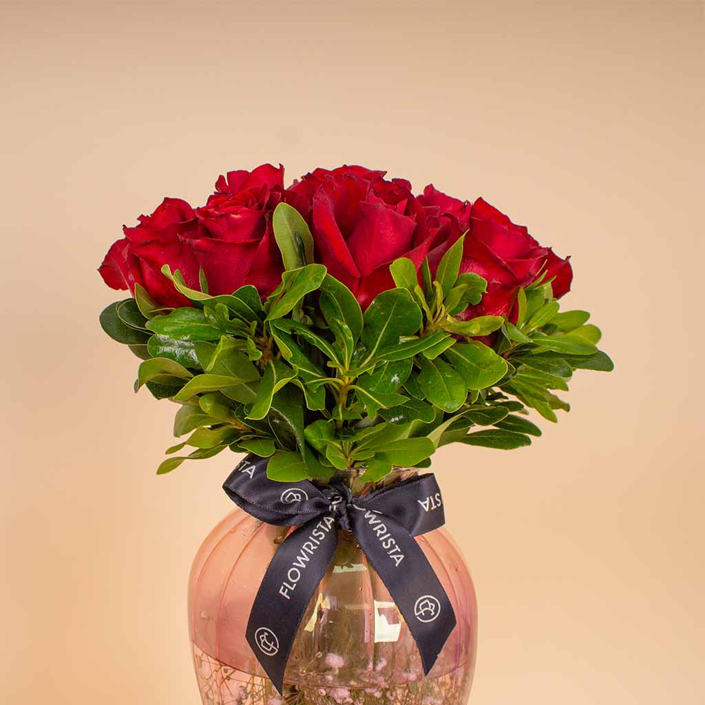 product-image-Red Roses Art Vase