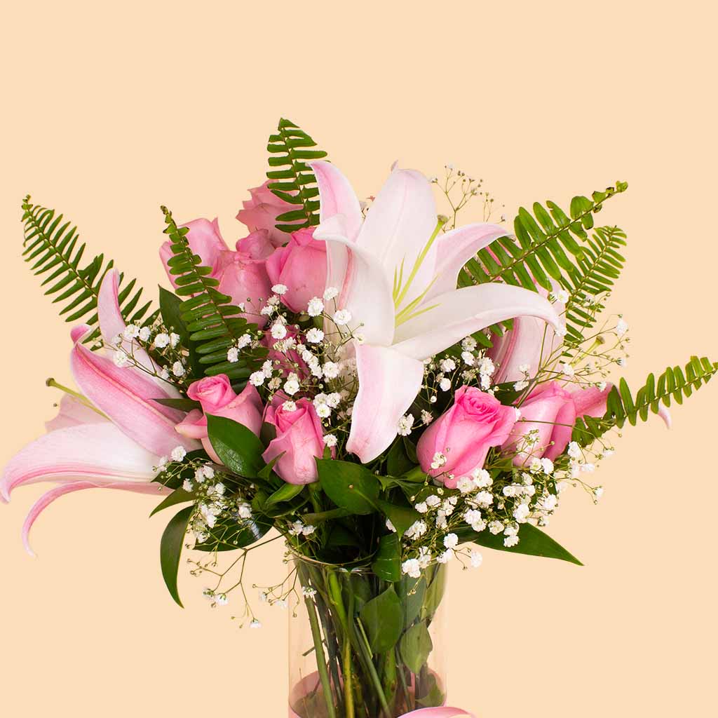 product-image-Shanshal Luxury Chocolates & Lily Roses Vase
