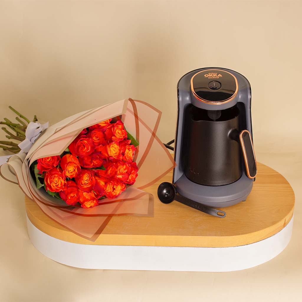 product-image-Arzum Okka Minio | 20 Orange Roses Bouquet