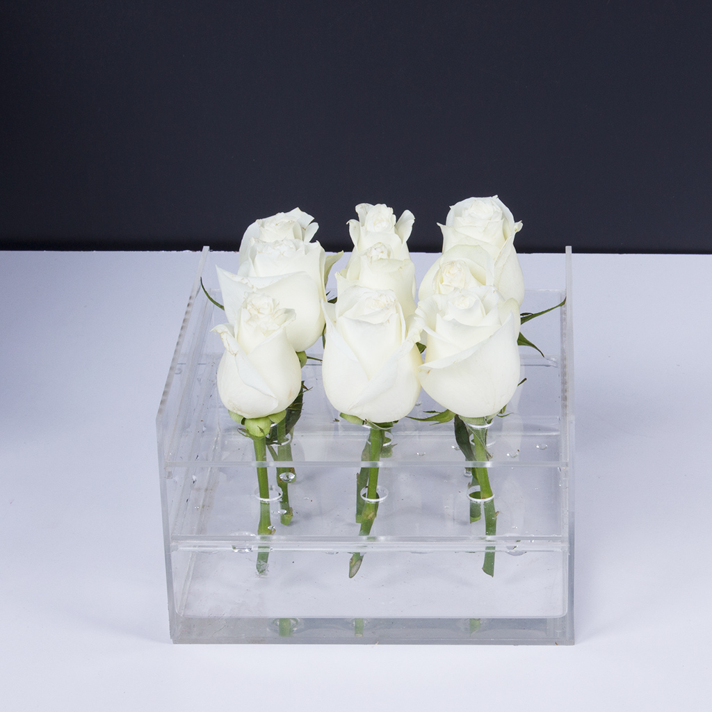 Flowrista Online Flowers Shop White clear