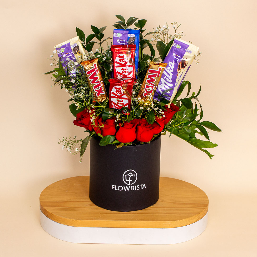 product-image-Red Roses with Chocolate Box