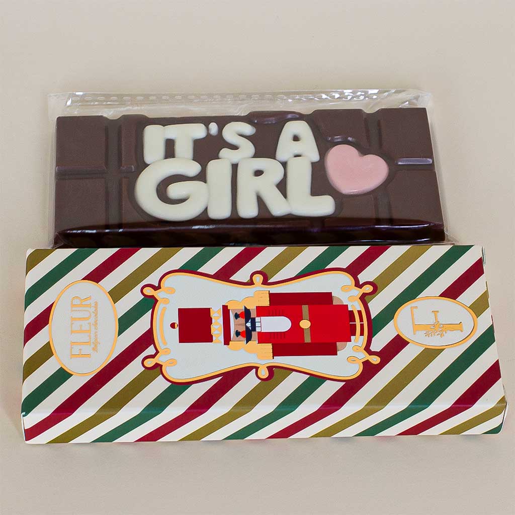 product-image-Fleur Belgian Chocolate Bar - It Is a Girl