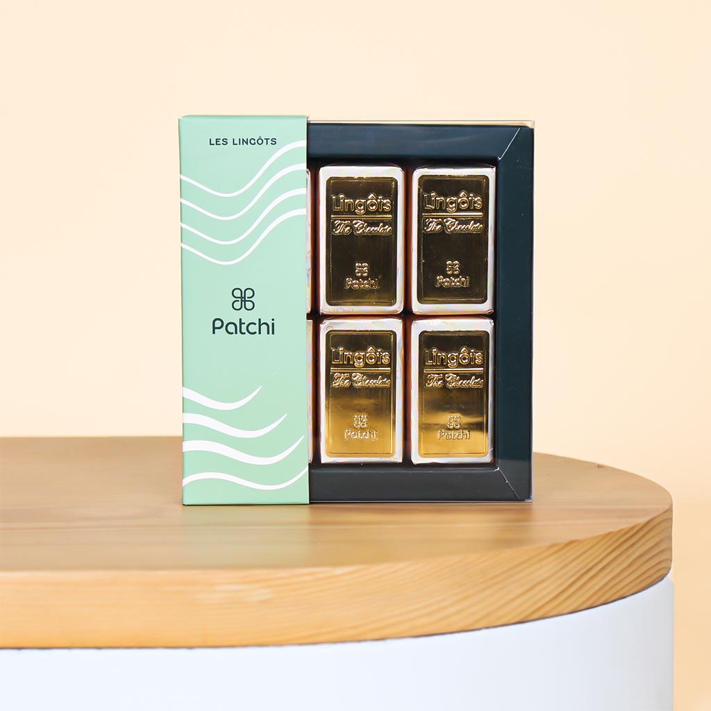 Flowrista Online Flowers Shop Patchi Gold Bar Chocolate Gift Box 6 Pcs