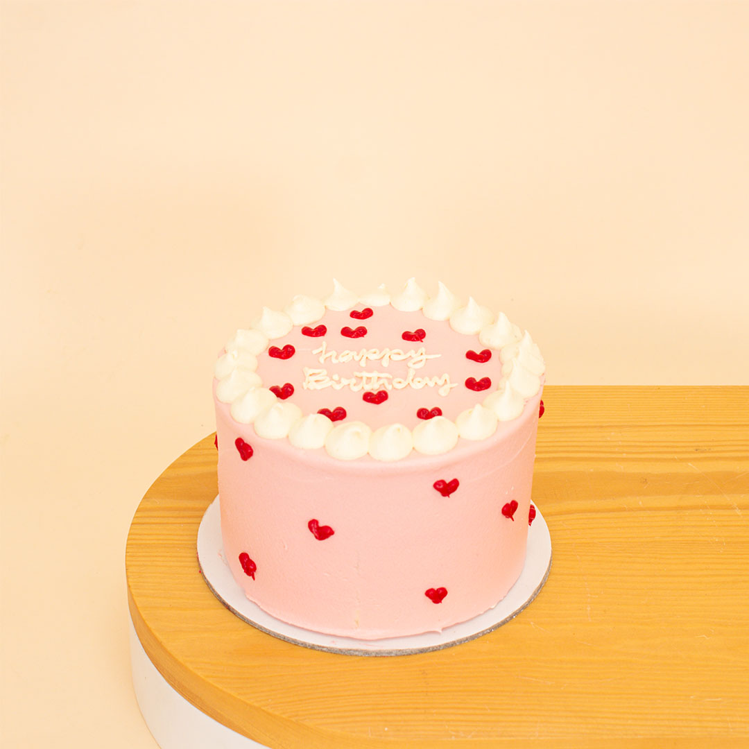 product-image-Ninos Heart-Dotted Birthday Cake