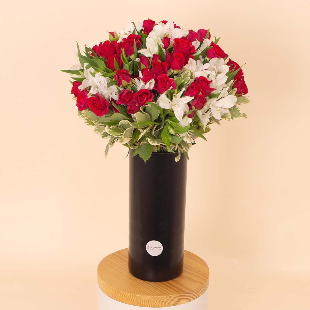 product-image-Flowrista | Alstroemeria & Baby Rose Vase