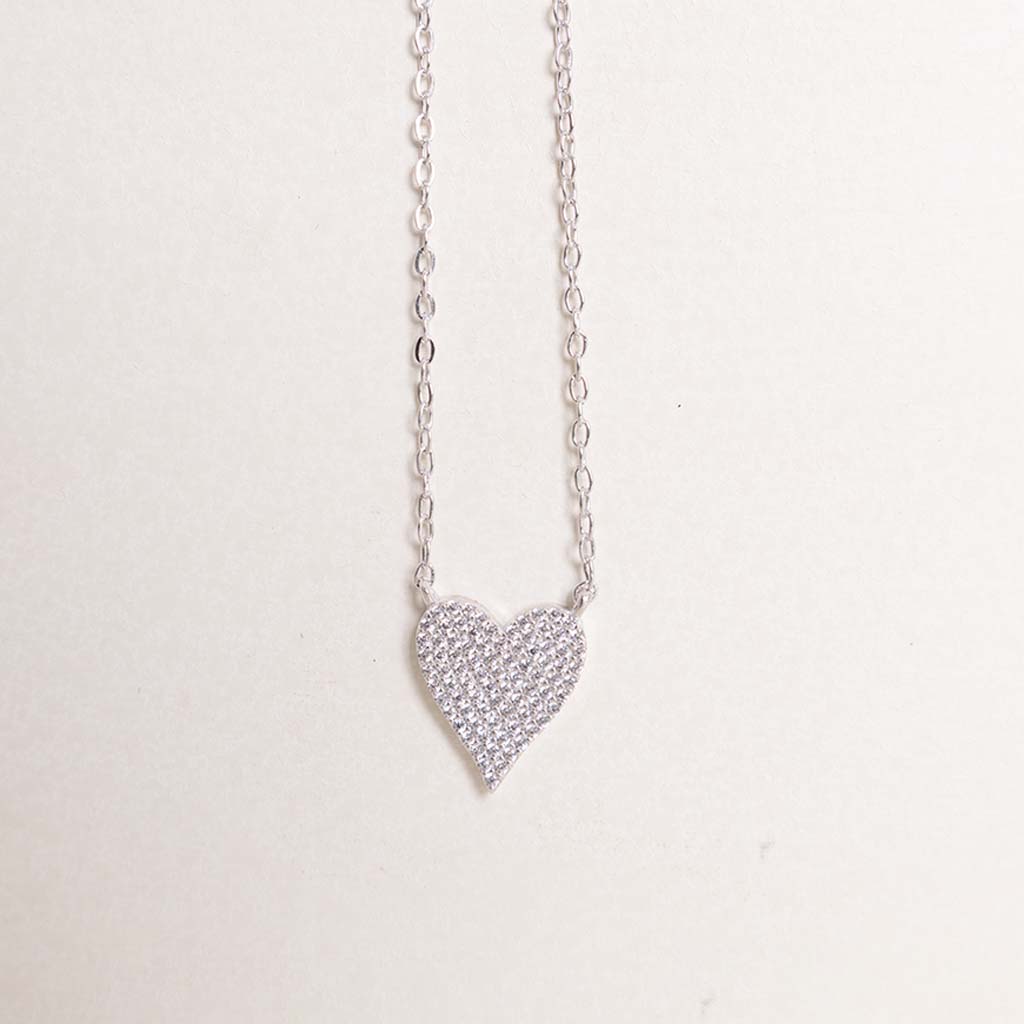 product-image-Felizmoda Silver Heart Pendant Necklace
