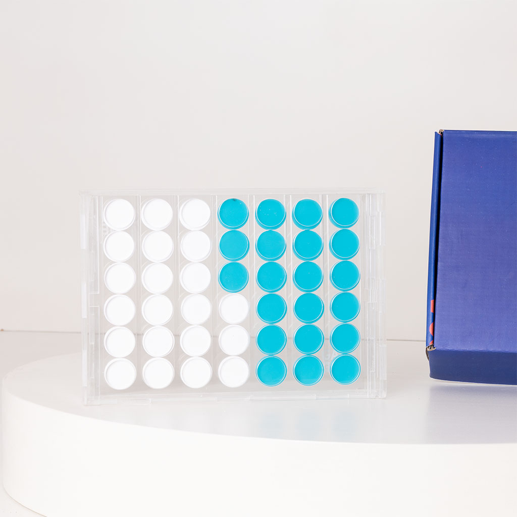 product-image-Game Guru Acrylic Connect Four Turquoise & White