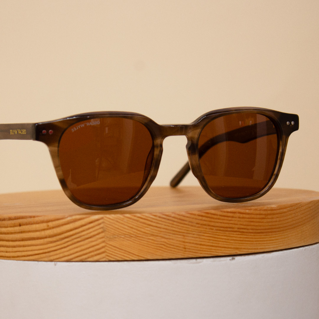 product-image-Sedrak Honeycomb Brown Sunglasses – Summer Collection