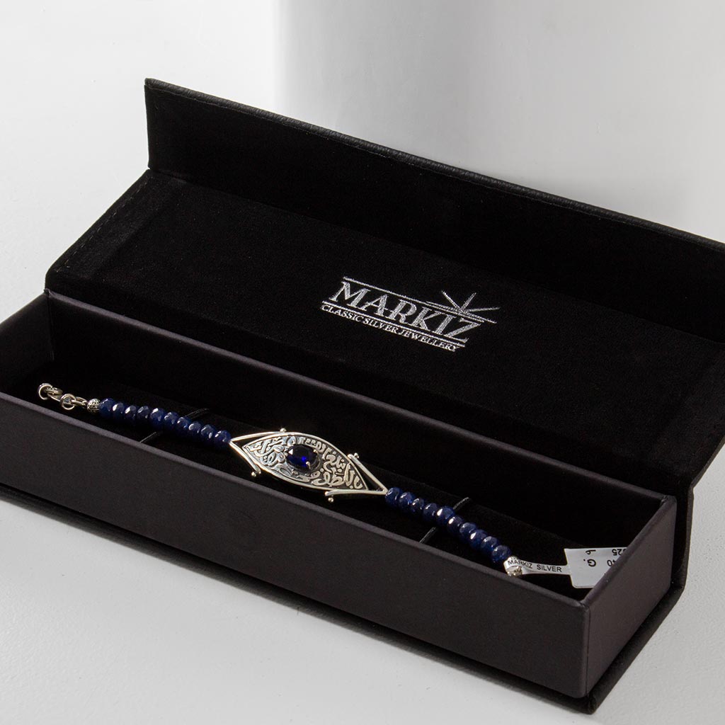 Flowrista Online Flowers Shop Markiz Blue Jade Bracelet