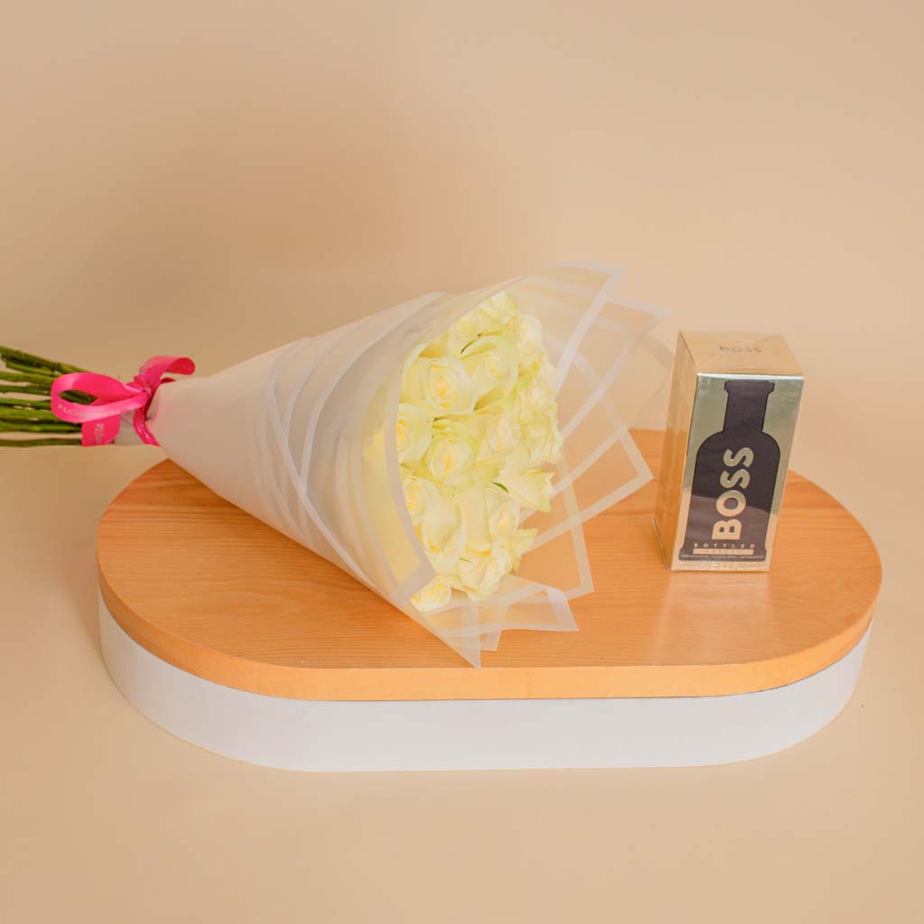 product-image-Boss Bottled Absolu Intense | White Rose Bouquet