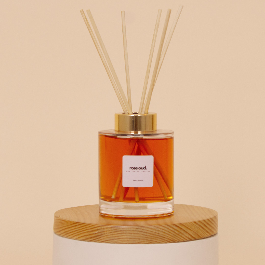 product-image-Zaha Home: "Rose Oud" Reed Diffuser