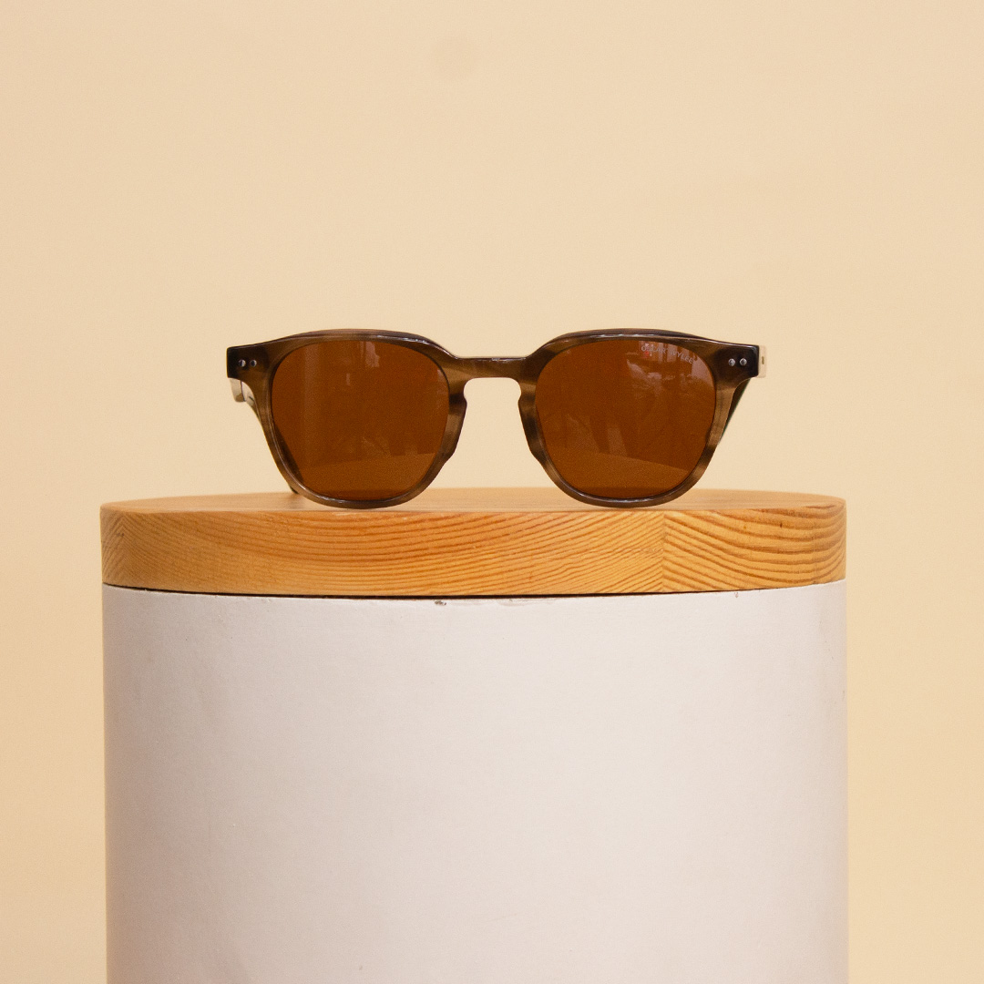 product-image-Sedrak Honeycomb Brown Sunglasses – Summer Collection