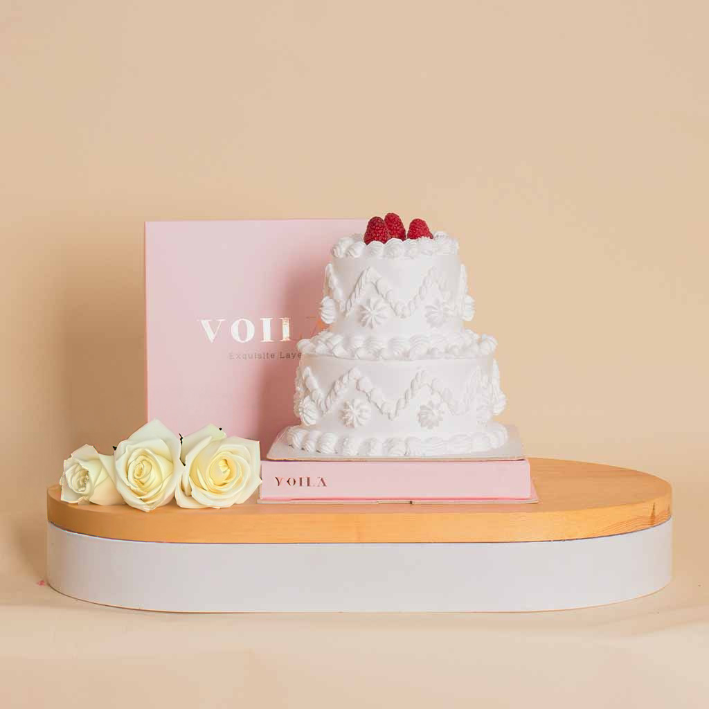 product-image-Voila Red Velvet Cake - Fresh Cherries & Creamy Layers