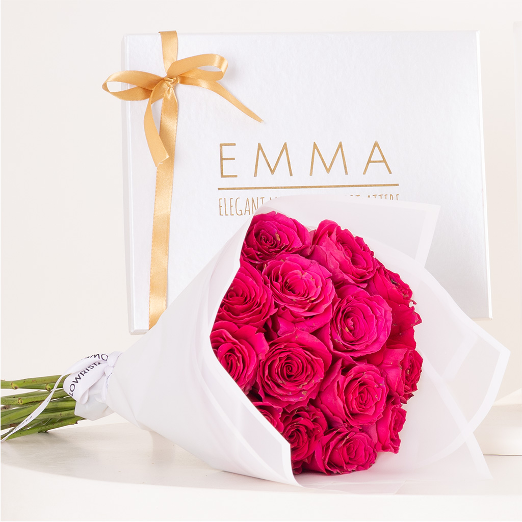 product-image-وشاح إيما سيكريت جاردن وباقة ورود فوشيا