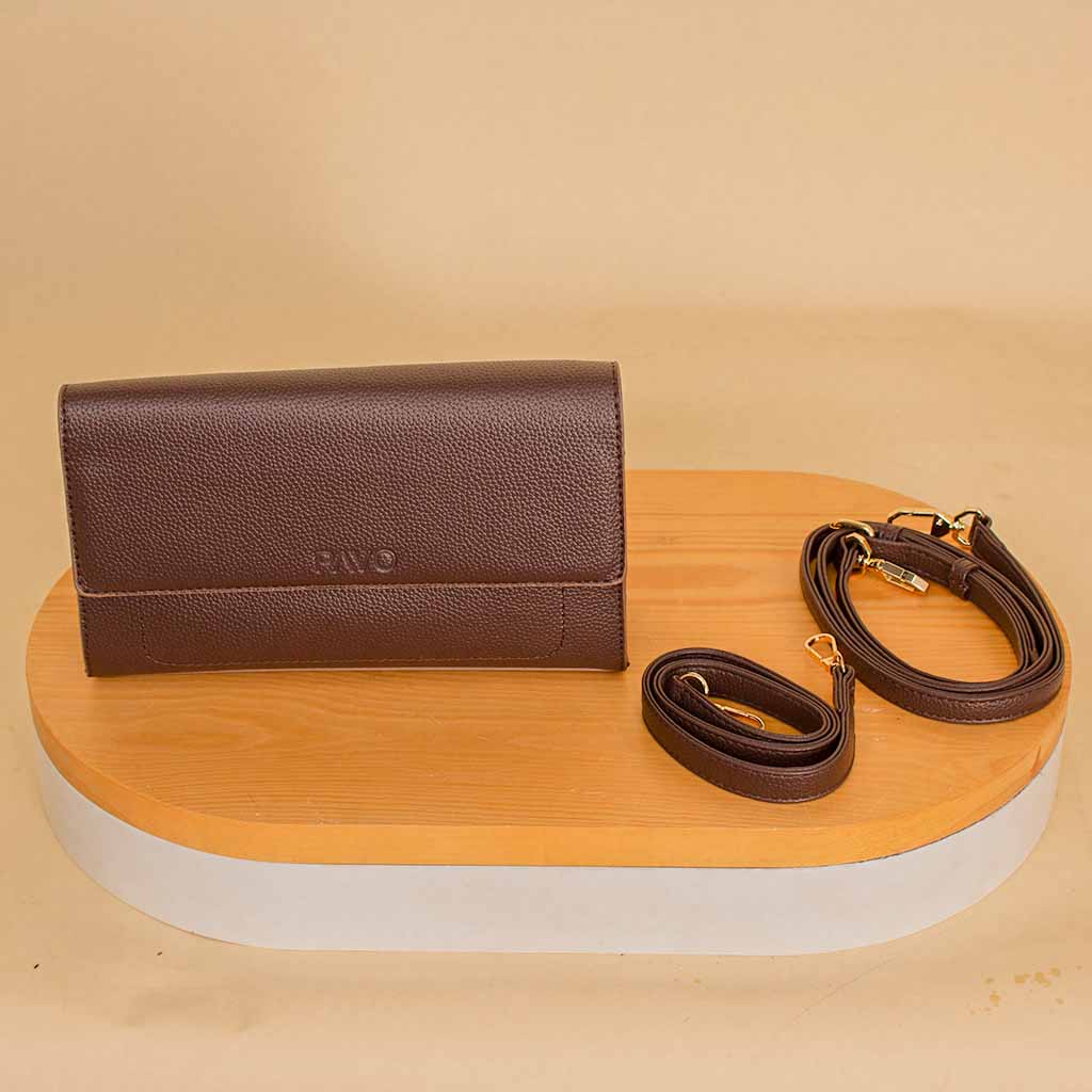 product-image-Pavo Cross Handbag - Brown