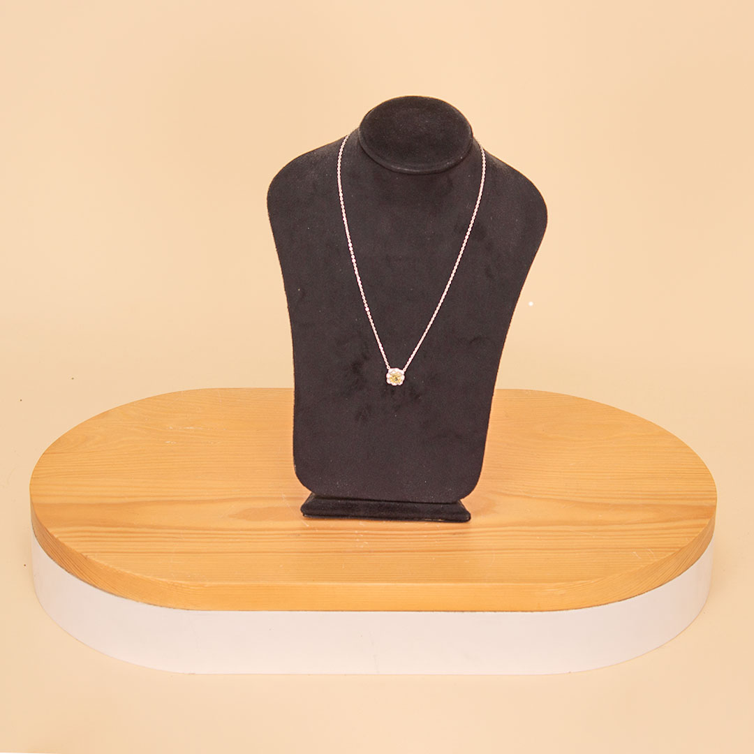 product-image-Markiz Sterling Silver Necklace with Yellow Zircon