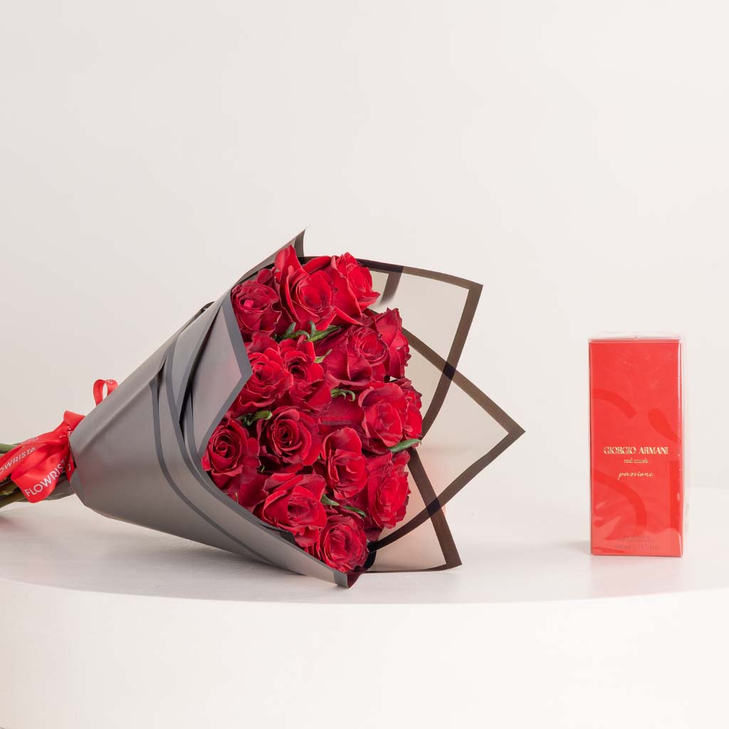 product-image-جورجيو أرماني سي باسيوني إيلا أو دو بارفان وباقة ورود حمراء