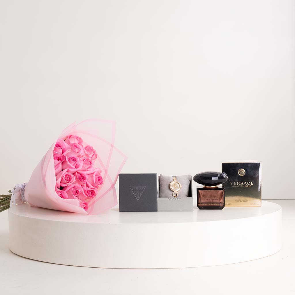 Flowrista Online Flowers Shop مجموعة جولدن نوار