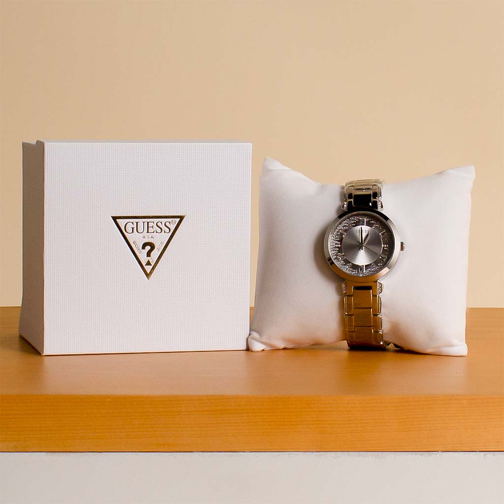 Flowrista Online Flowers Shop Guess Silver Analog Watch