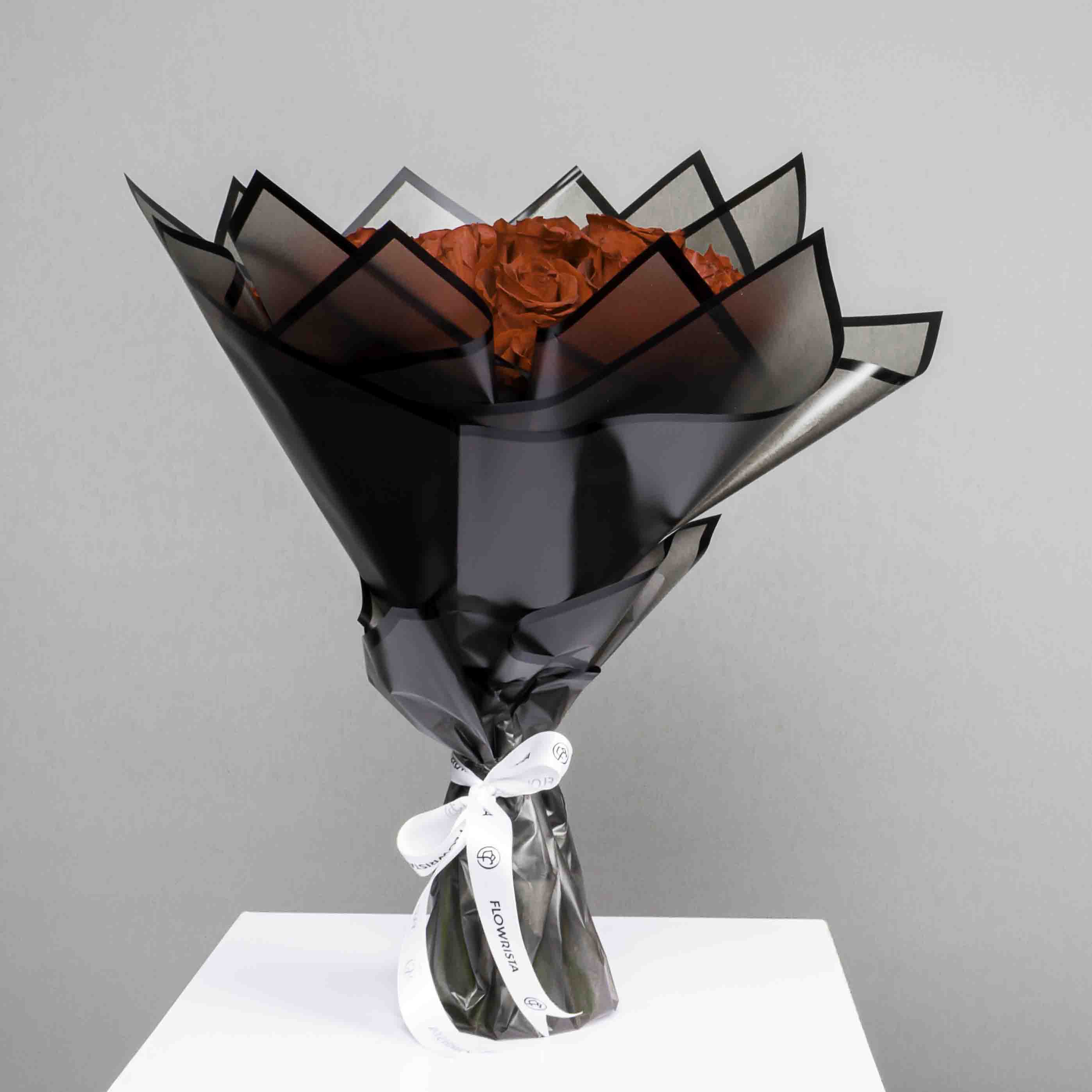 product-image-Flowrista | Dark Red Roses Bouquet - 30 Stems