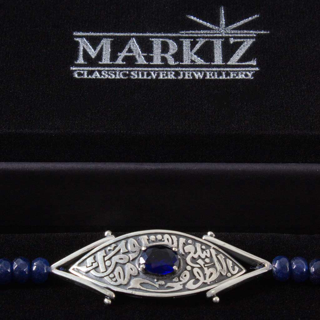 product-image-Markiz Luxury Bracelet – Zircon & Blue Jade 925 Silver