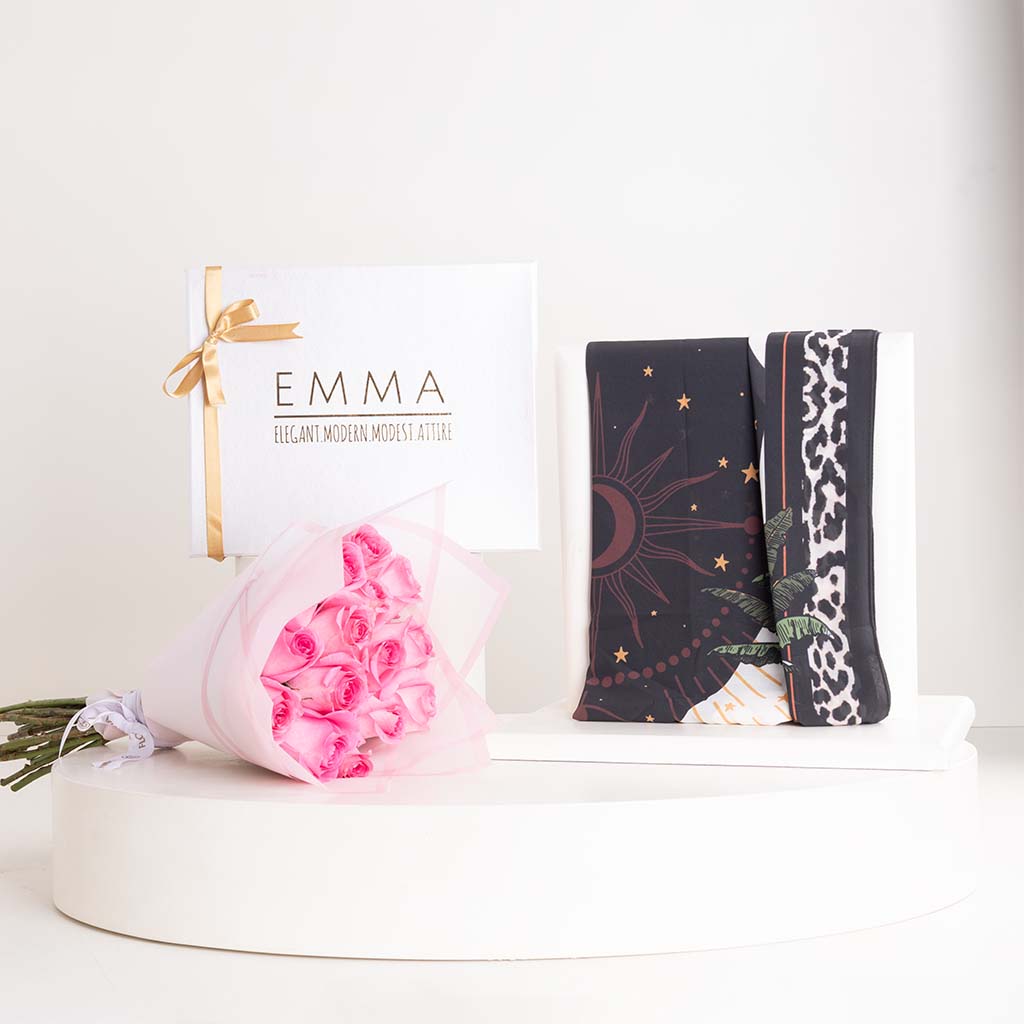 product-image-وشاح إيما ليو ستار وباقة ورود ريفايفل