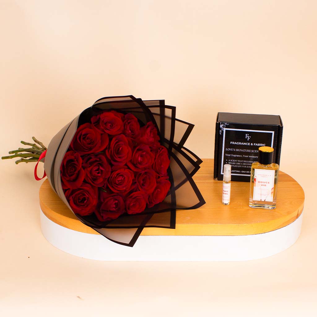 product-image-Fragrance & Fabric Douce Vie & Red Roses Bouquet