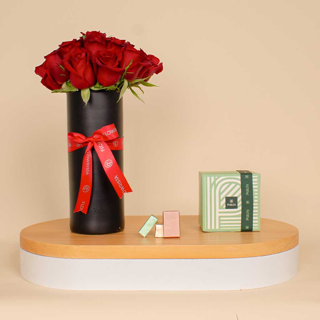 product-image-Patchi Chocolate and Love Vase