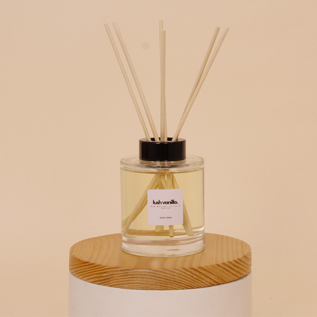 product-image-Zaha Home "Lush Vanilla" Reed Diffuser